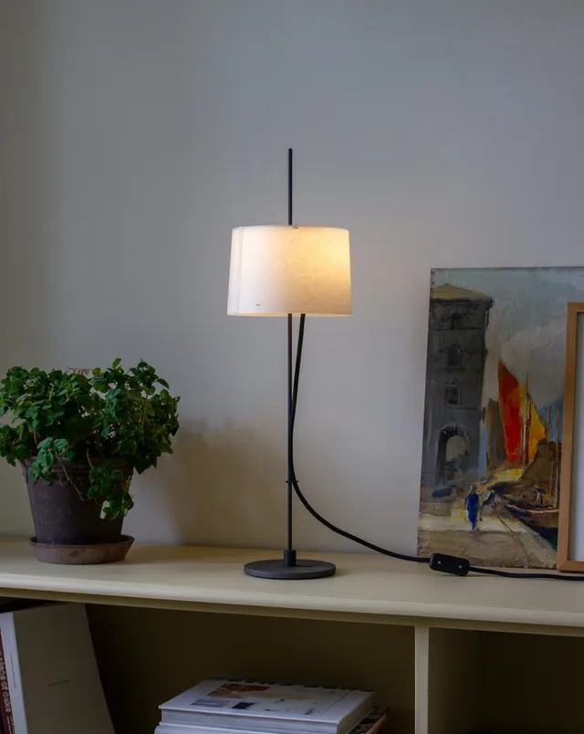 Zlamp Zladd 323-1918 bordlampe mørkegrå papir