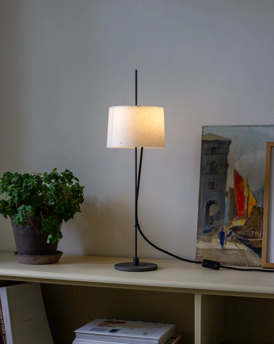Zlamp Zladd 323-1918 bordlampe mørkegrå papir