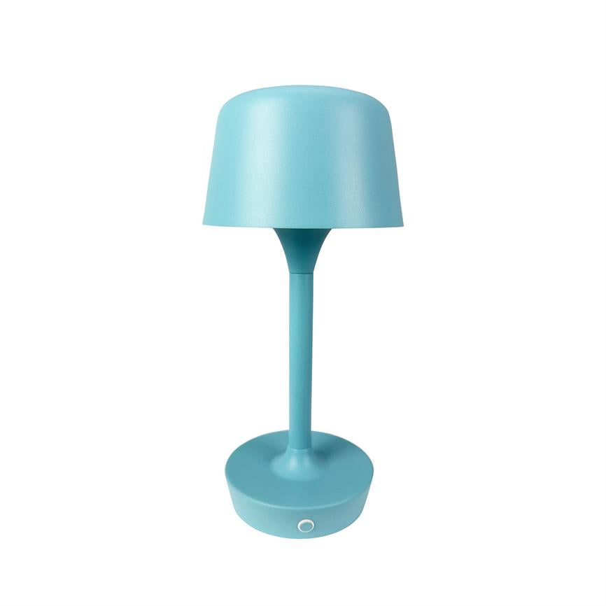 Dyberg Larsen Flow bordlampe lyseblå oppladbar