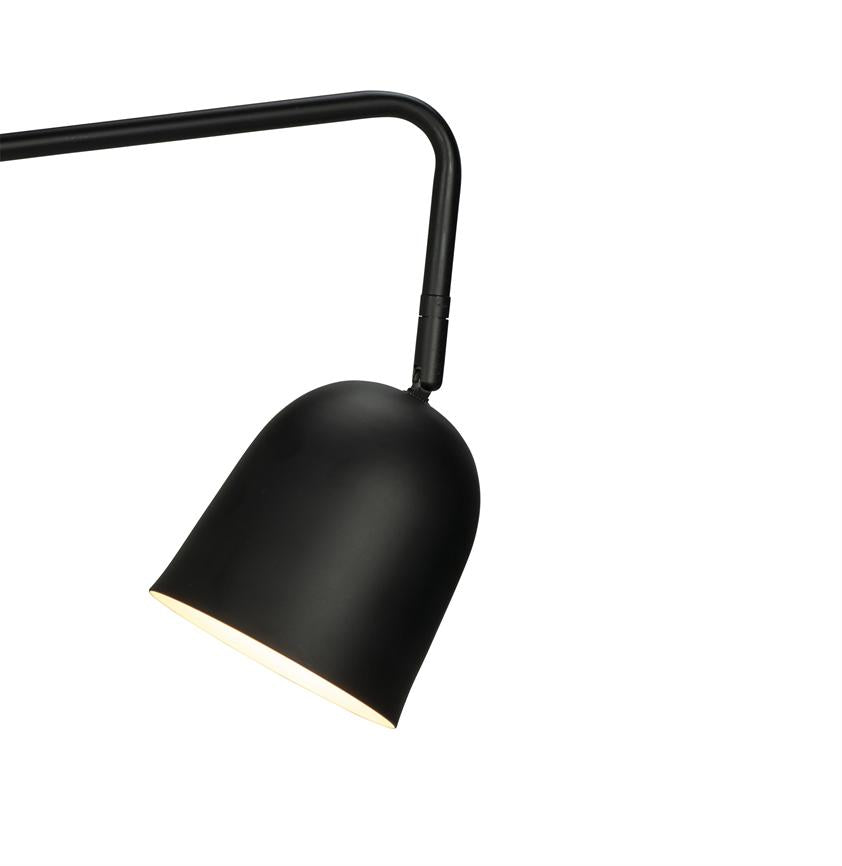 Dyberg Larsen Manchester vegglampe svart E14 leselys