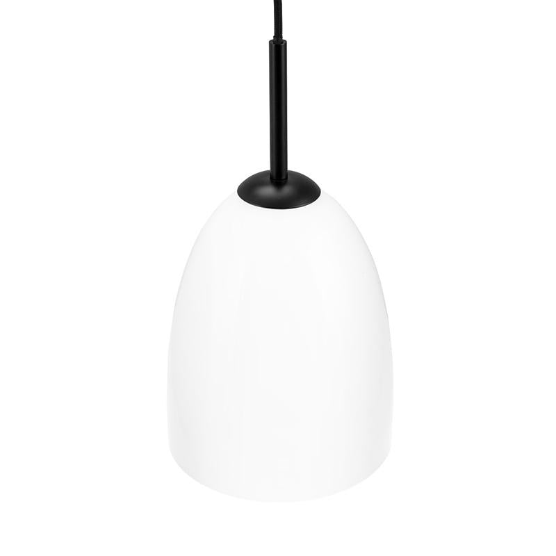 Dyberg Larsen Jazz pendel Ø18 svart opalglass