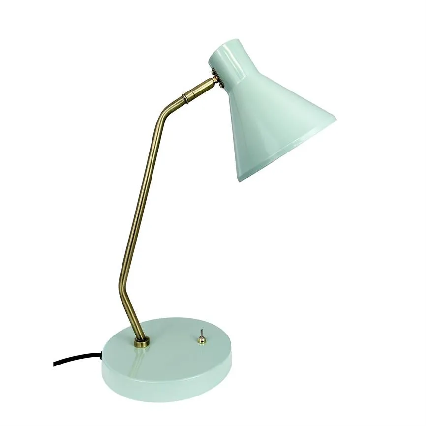 Dyberg Larsen Sleep bordlampe mint farget glass