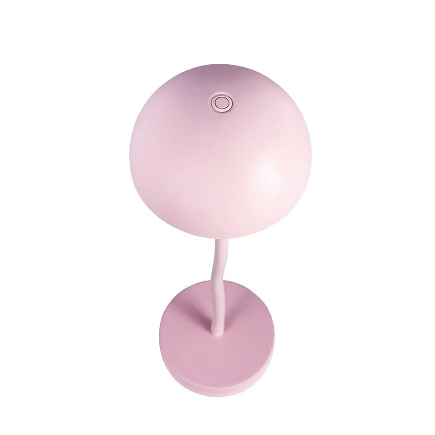 Dyberg Larsen Fonzy bordlampe rosa fleksibel