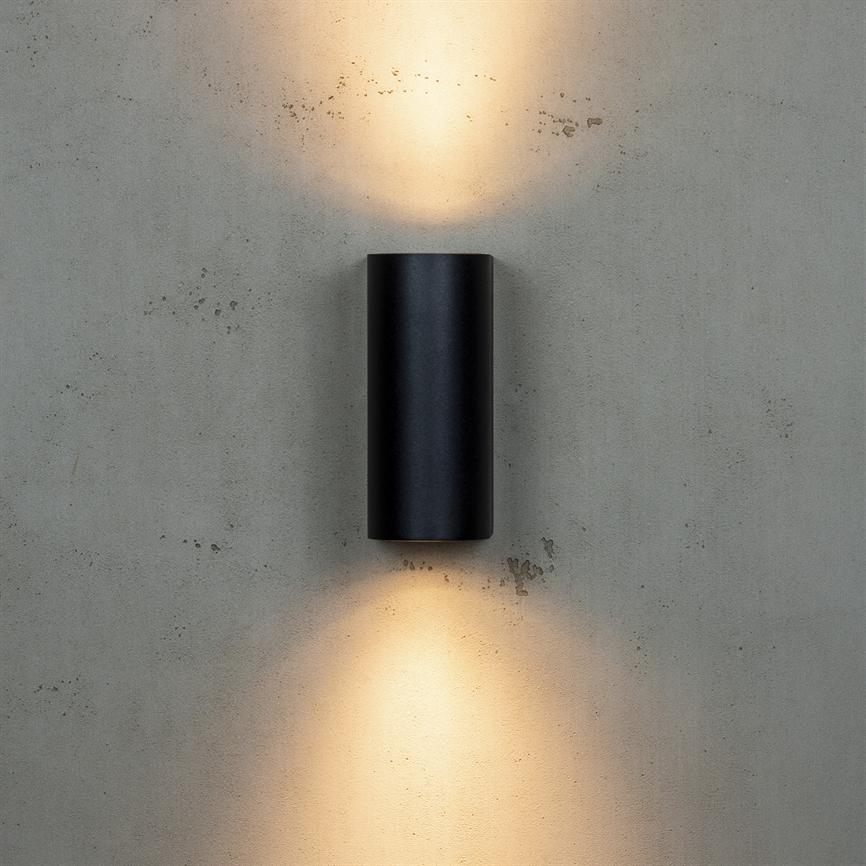Dyberg Larsen Læsø Up/Down vegglampe utendørs sort