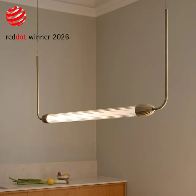UMAGE Lemon Squeeze Linear pendellampe messing