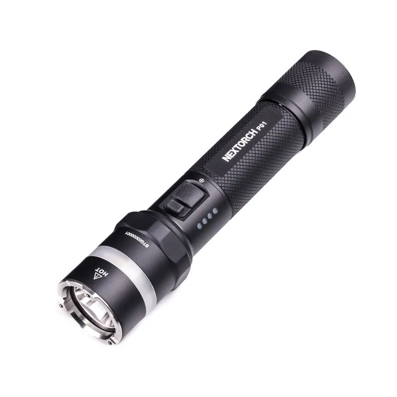 Master LED P01 taktisk lommelykt grønn 1350 lumen oppladbar