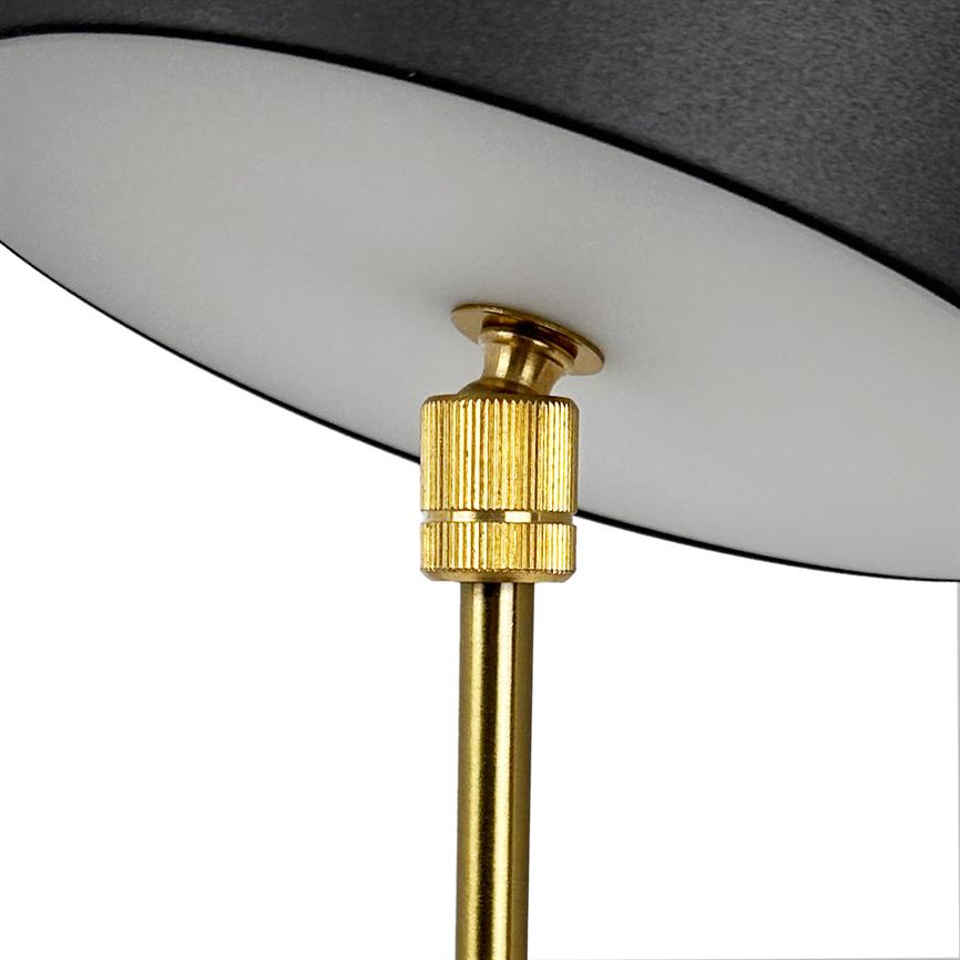 Dyberg Larsen Moonlight bordlampe svart LED oppladbar