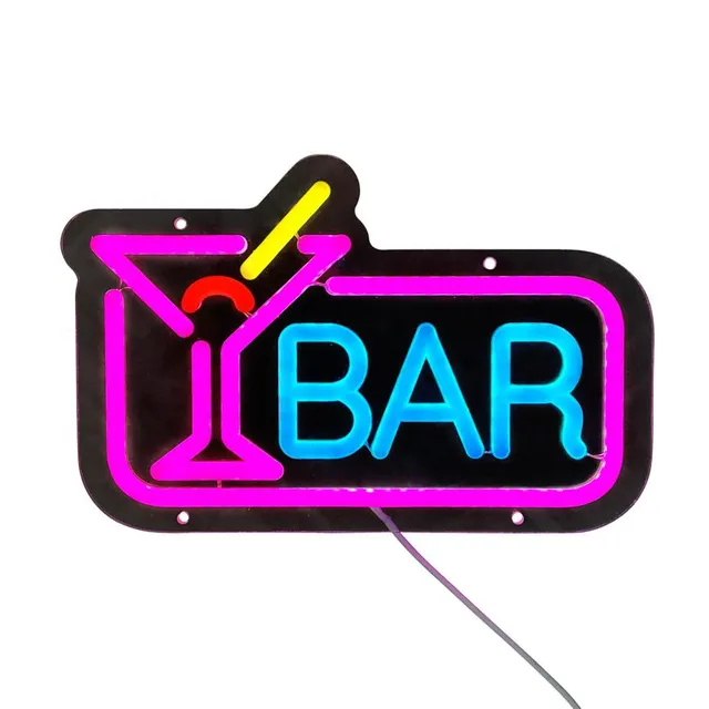 Dyberg Larsen LED-skilt Cocktail Bar veggdekor