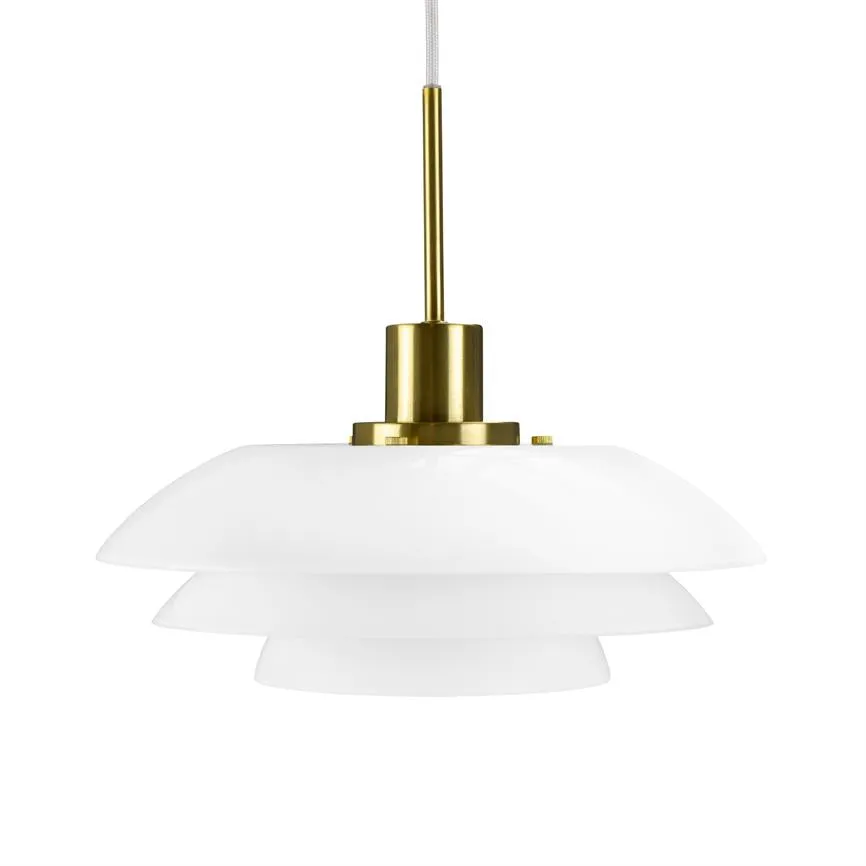 Dyberg Larsen DL31 pendel messing opal