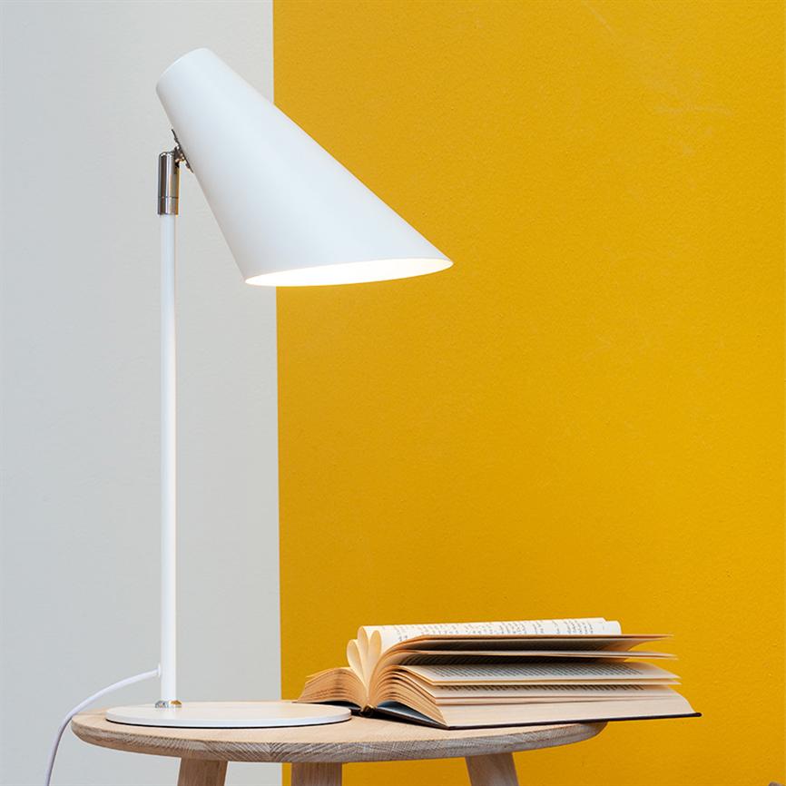 Dyberg Larsen Cale bordlampe hvit