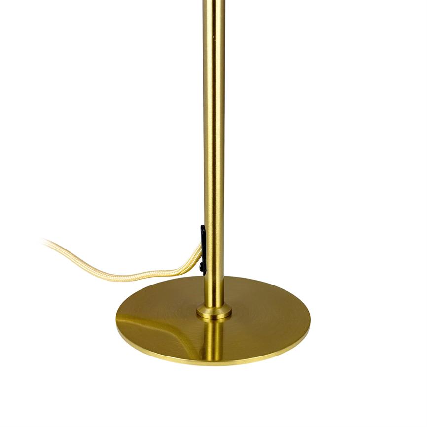 Dyberg Larsen Stockholm bordlampe hvit messing