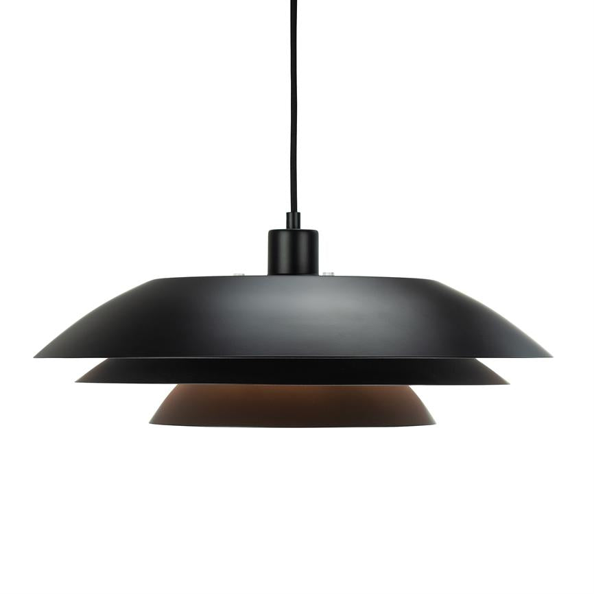 Dyberg Larsen DL45 pendel sort stor 3m ledning
