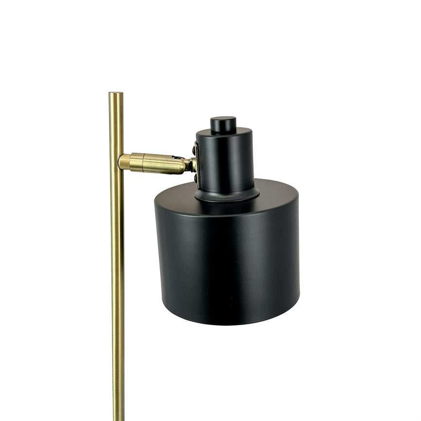Dyberg Larsen Ocean bordlampe sort messing retro